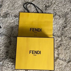 FENDI box and paper bag